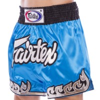 Шорти для тайського боксу та кікбоксингу FAIRTEX BS0631 S-2XL блакитний